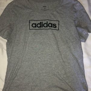 Grey adidas shirt